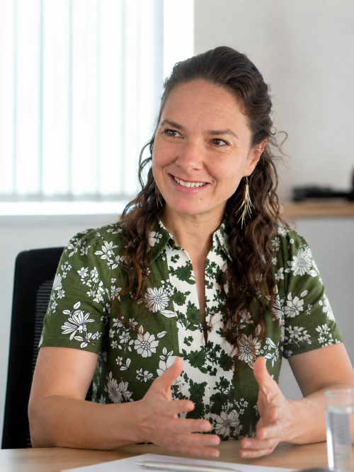 Karina Luginger, die neu gewählte Vorstandsvorsitzende des DBfK Südost