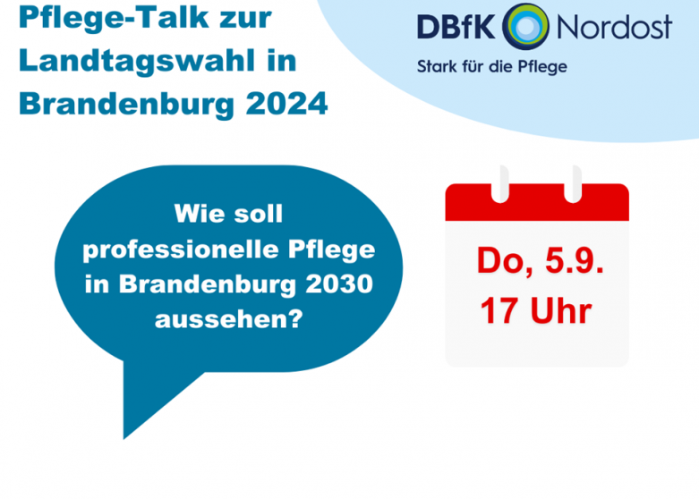 Pflege-Talk zur Landtagswahl in Brandenburg 2024