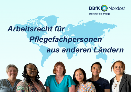 Arbeitsrecht für Pflegefachpersonen aus anderen Ländern