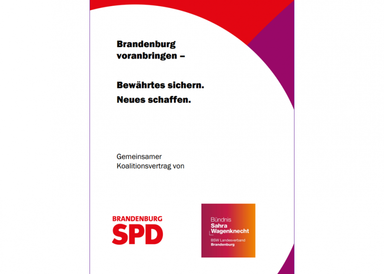 Koalitionsvertrag Brandenburg 2024