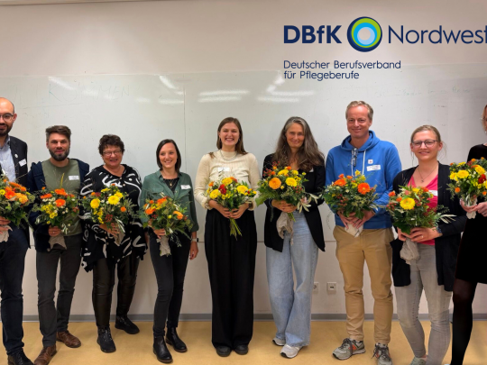 Neuer Vorstand gewählt: Das sind die neuen Amtsträger:innen im DBfK Nordwest