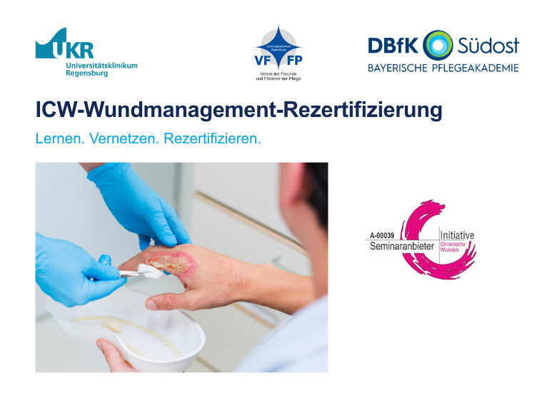 31. Oktober: ICW-Wundmanagement-Rezertifizierung in Regensburg