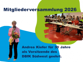 Mitgliederversammlung des DBfK Südwest mit vielen Highlights